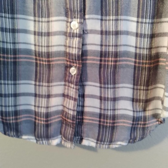 Lucky Brand Plaid Button Front Shirt Size Small - Picture 4 of 11